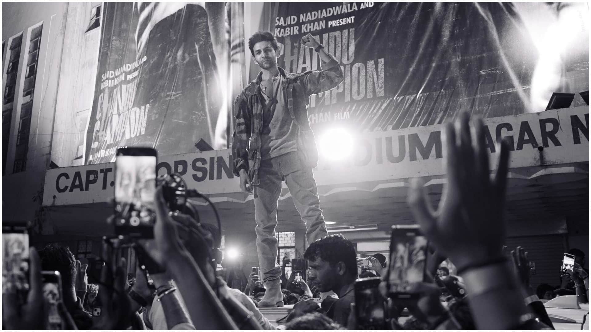 Kartik Aaryan shot the swimming scene in chilling winter of London whilst suffering from fever