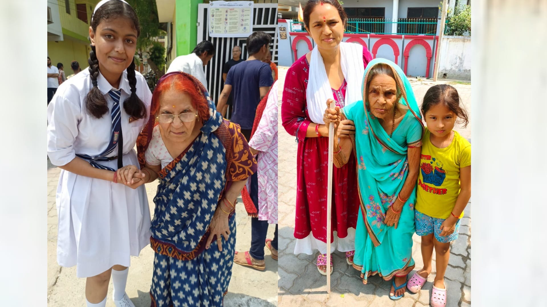 Loksabha Election 2024: Pics of voting day in Lucknow.