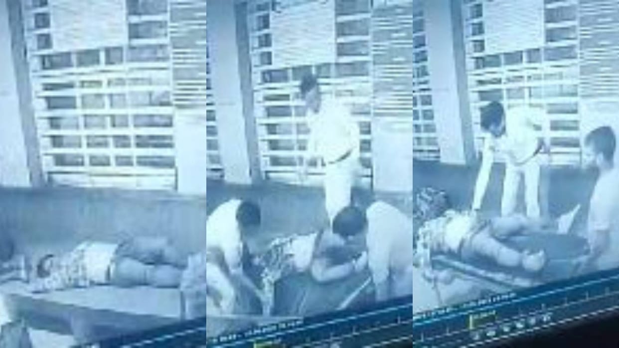 Gross inhumanity in Damoh district hospital ward boy threw patient down from stretcher