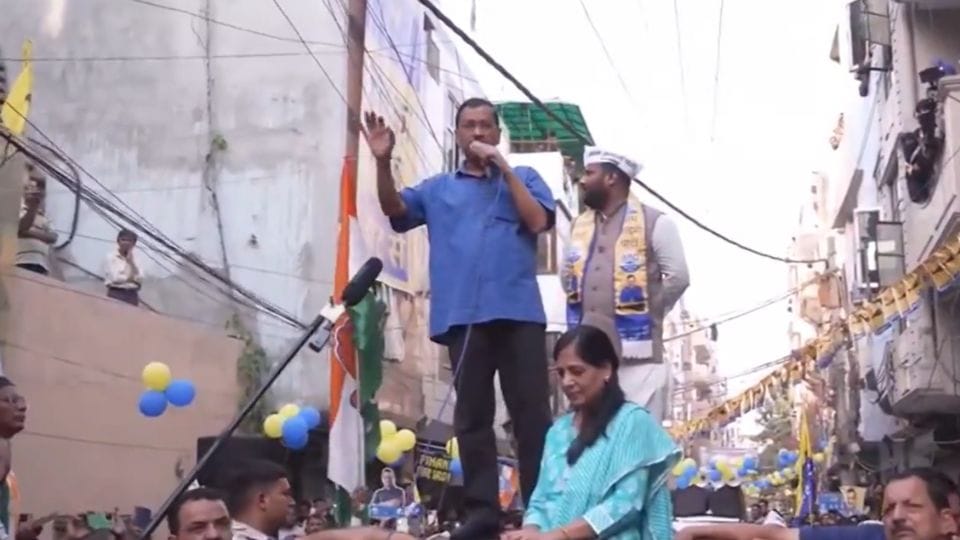 Delhi CM Arvind Kejriwal addressed street meeting in Shahdara Assembly delhi