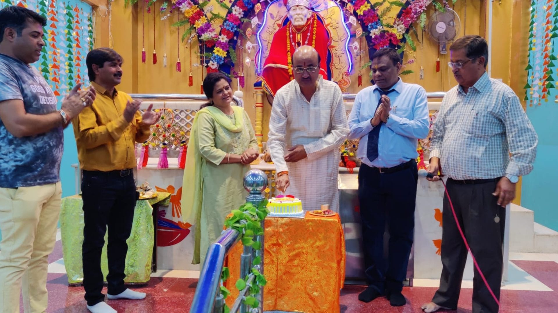 साईं बाबा मंदिर की तर्ज पर बनेगा मिनी साईं मंदिर का गोल्ड प्लेटेड सिंहासन