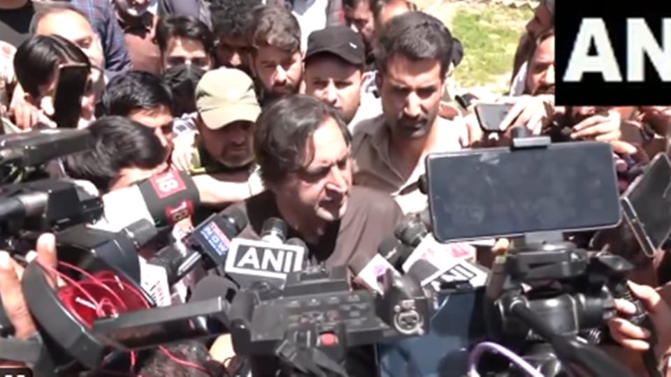 baramulla lok saha election : sajad lone said Will end police verification and FIR culture