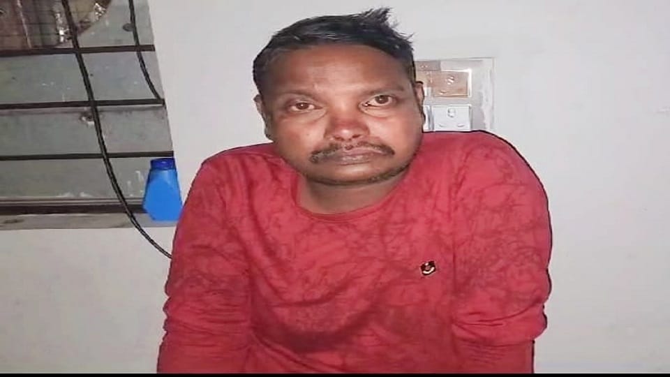 आरोपी को पुलिस ने किया गिरफ्तार