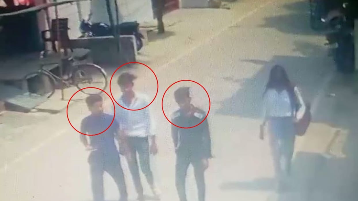school girl murdered by throwing her in front of a train in Lakhimpur