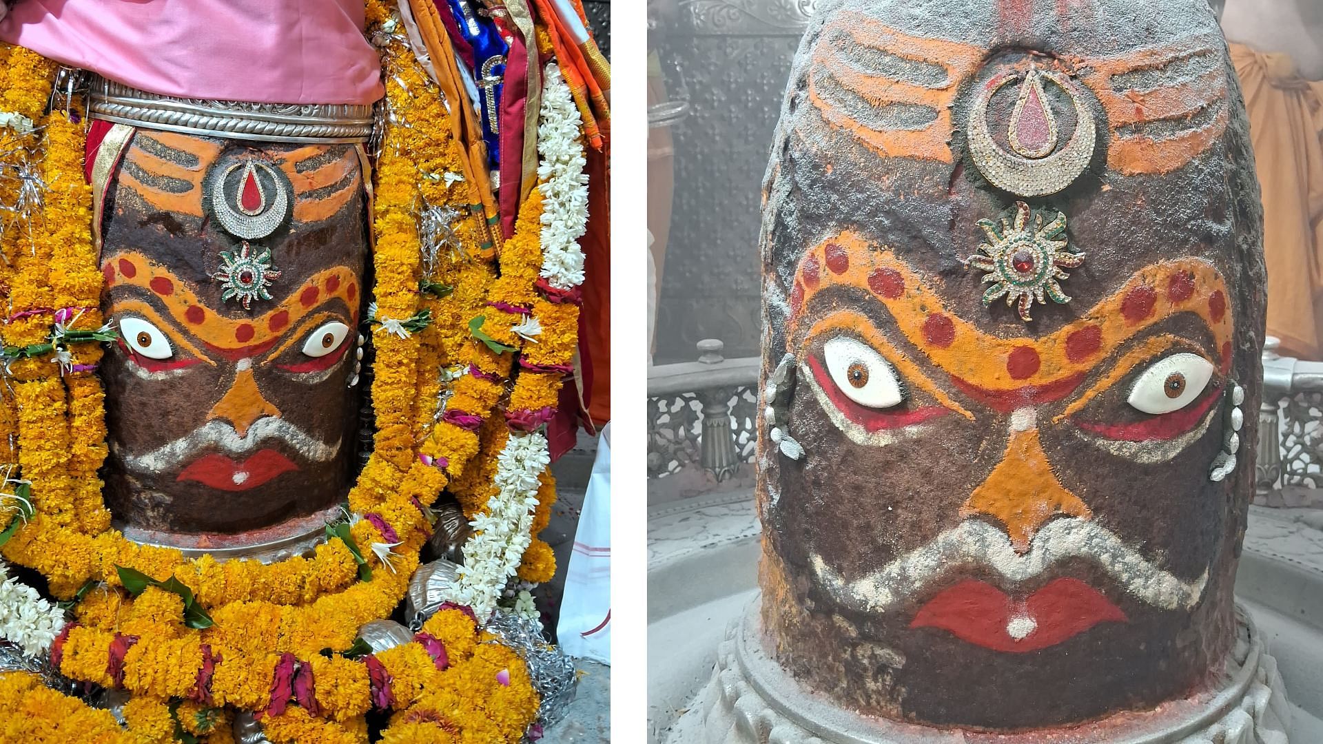 Baba Mahakal Decorated With Sun, Moon And Tripund On His Head In ...