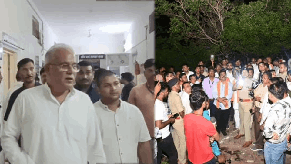 Kabirdham road accident Former CM Bhupesh Baghel and Deputy CM Vijay Sharma reached house of deceased family