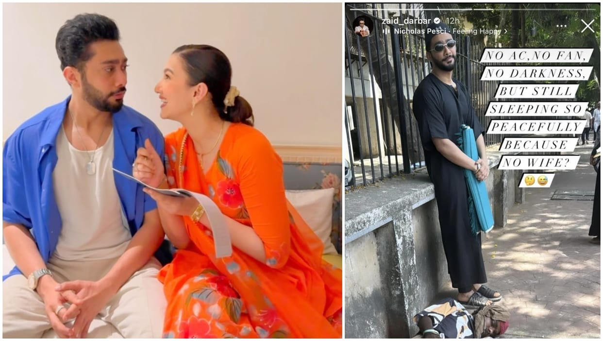 Actress Gauahar Khan husband Zaid Darbar trolled for posting homeless person picture sleeping on footpath