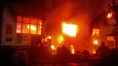 massive fire broke out in a factory in Sidkul police station area of Haridwar