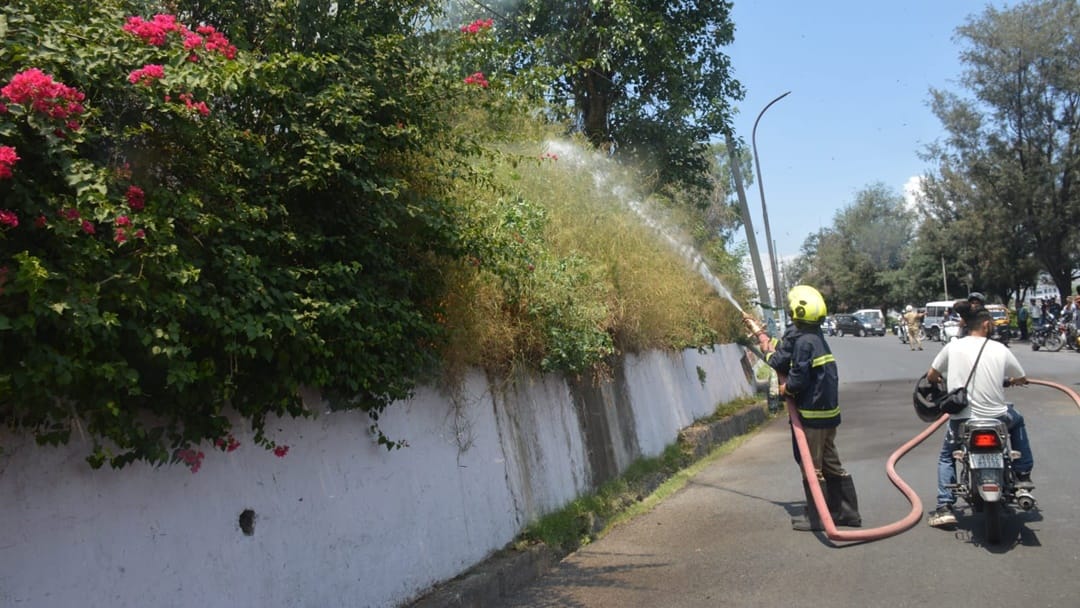 Effect of summer Fire broke out at 40 places in Jammu division