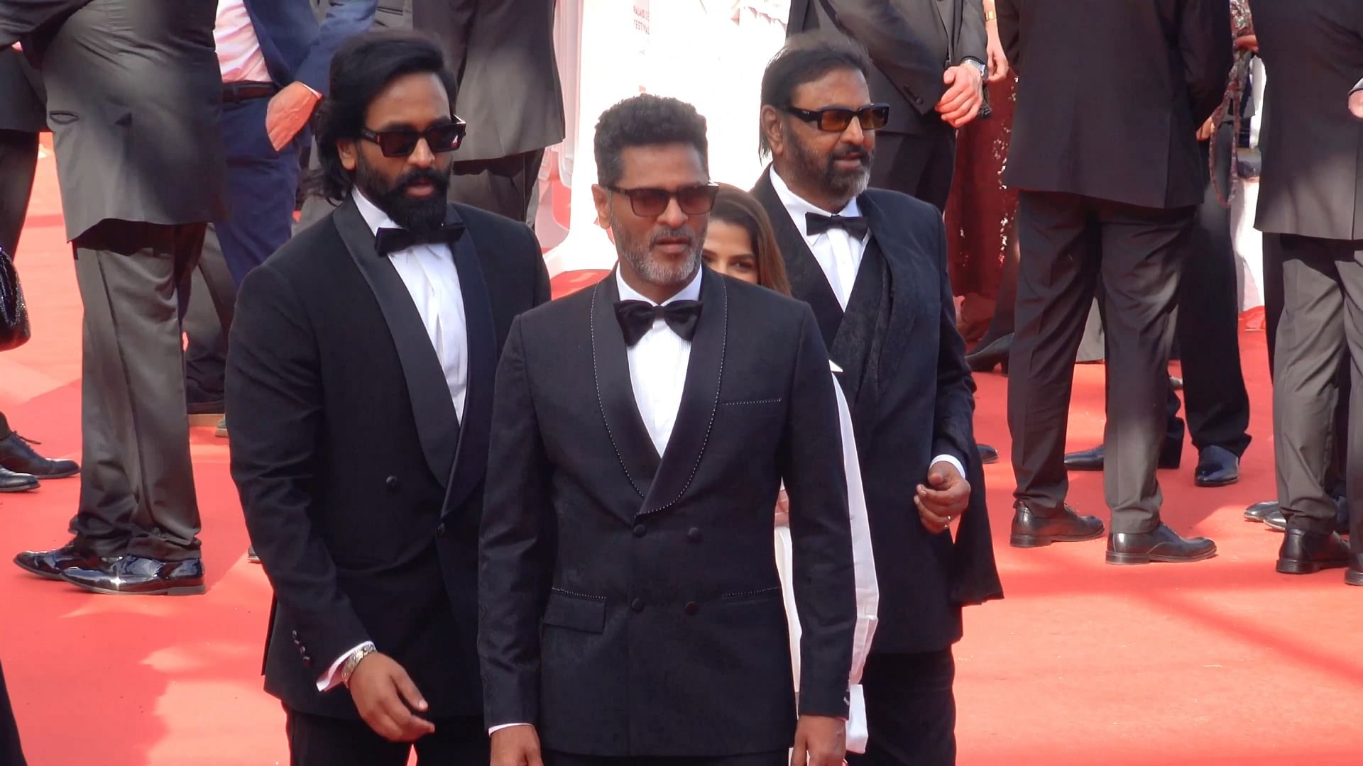 Kannappa Actor Vishnu Manchu Prabhudeva Look Dapper In Tuxedo At Cannes ...