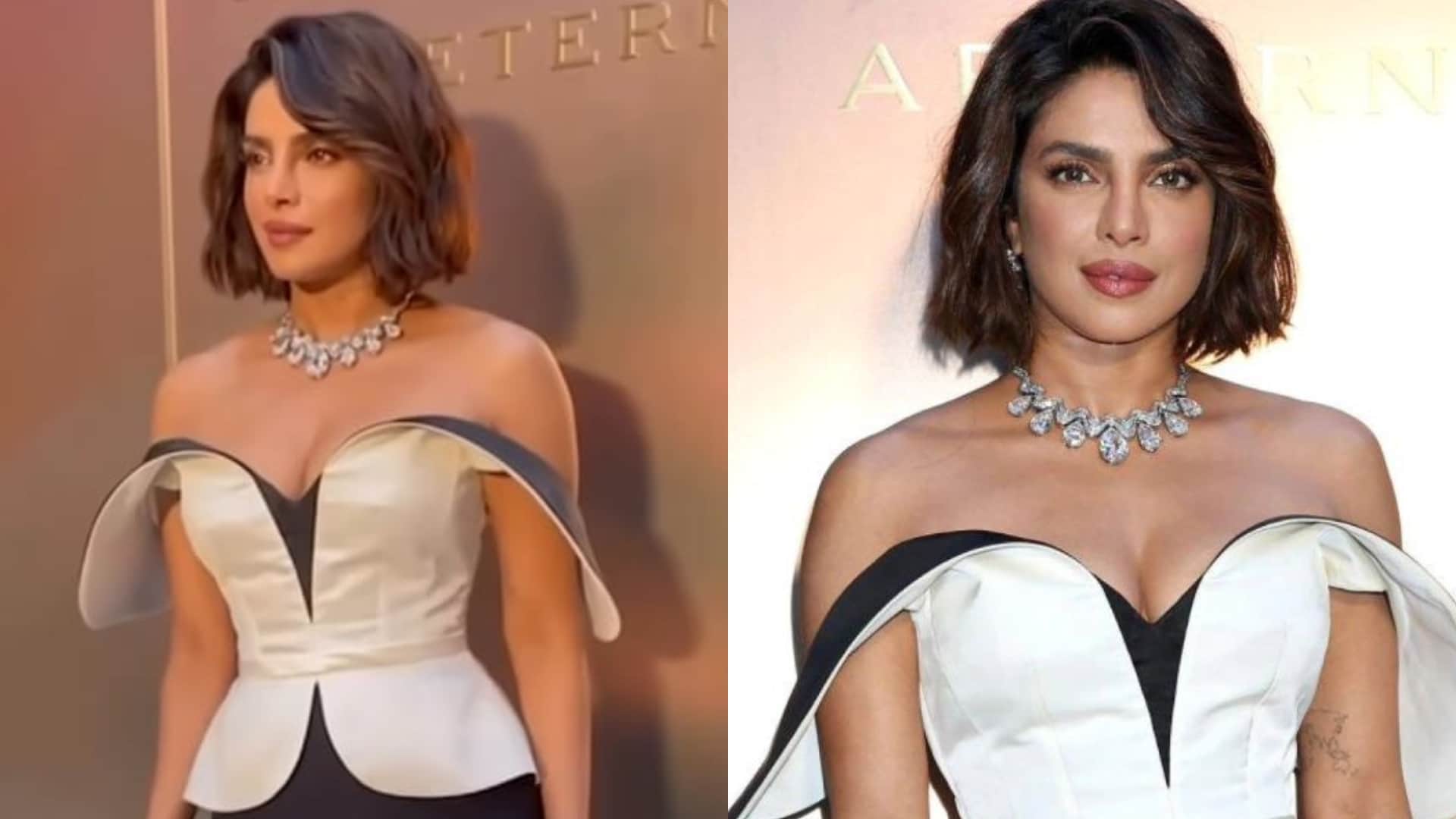 priyanka chopra wear 140 carat diamond necklace haar worth more than crore in bulgari event