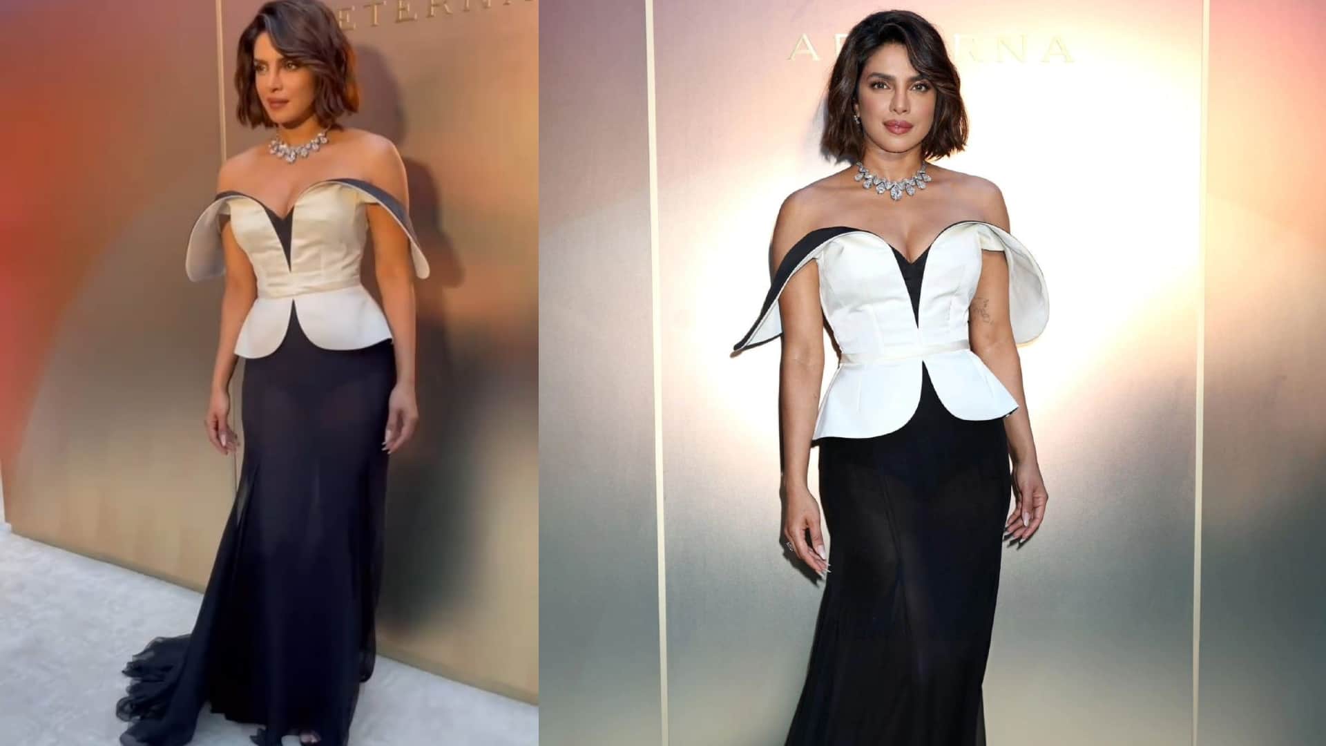 priyanka chopra wear 140 carat diamond necklace haar worth more than crore in bulgari event