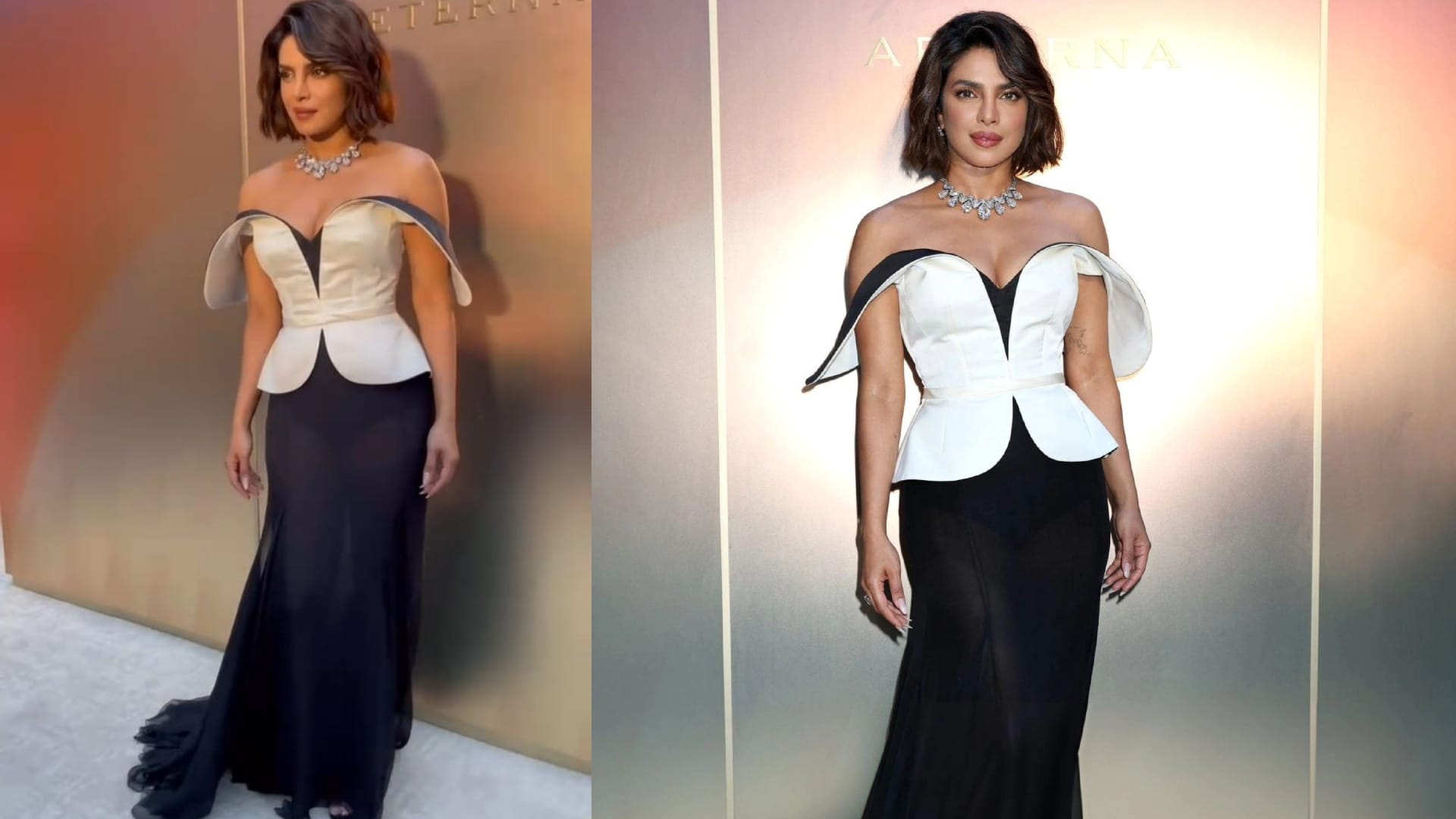 priyanka chopra wear 140 carat diamond necklace haar worth more than crore in bulgari event