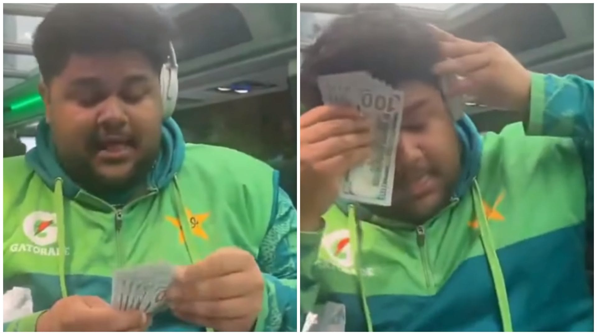 Azam Khan wiped sweat from the notes, Babar Azam also supported see video eng vs pak
