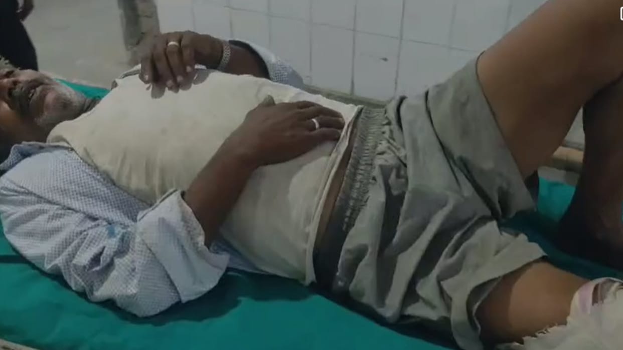 Crocodile chewed the leg of a farmer who entered the water in Alwar