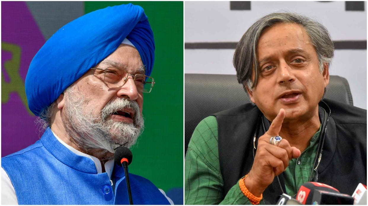 hardeep puri vs shashi tharoor on social media over 2009 dinner with george soros in usa