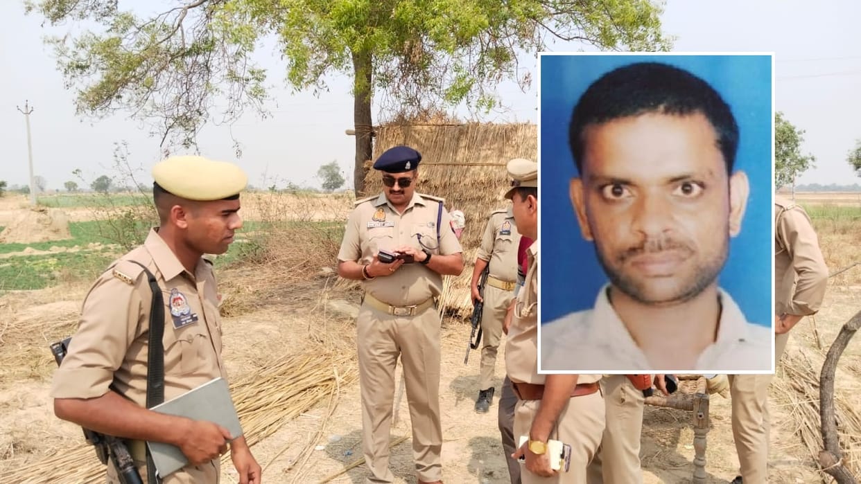 Farmer murdered in Hardoi, Throat cut with a sharp weapon, then head crushed with a brick