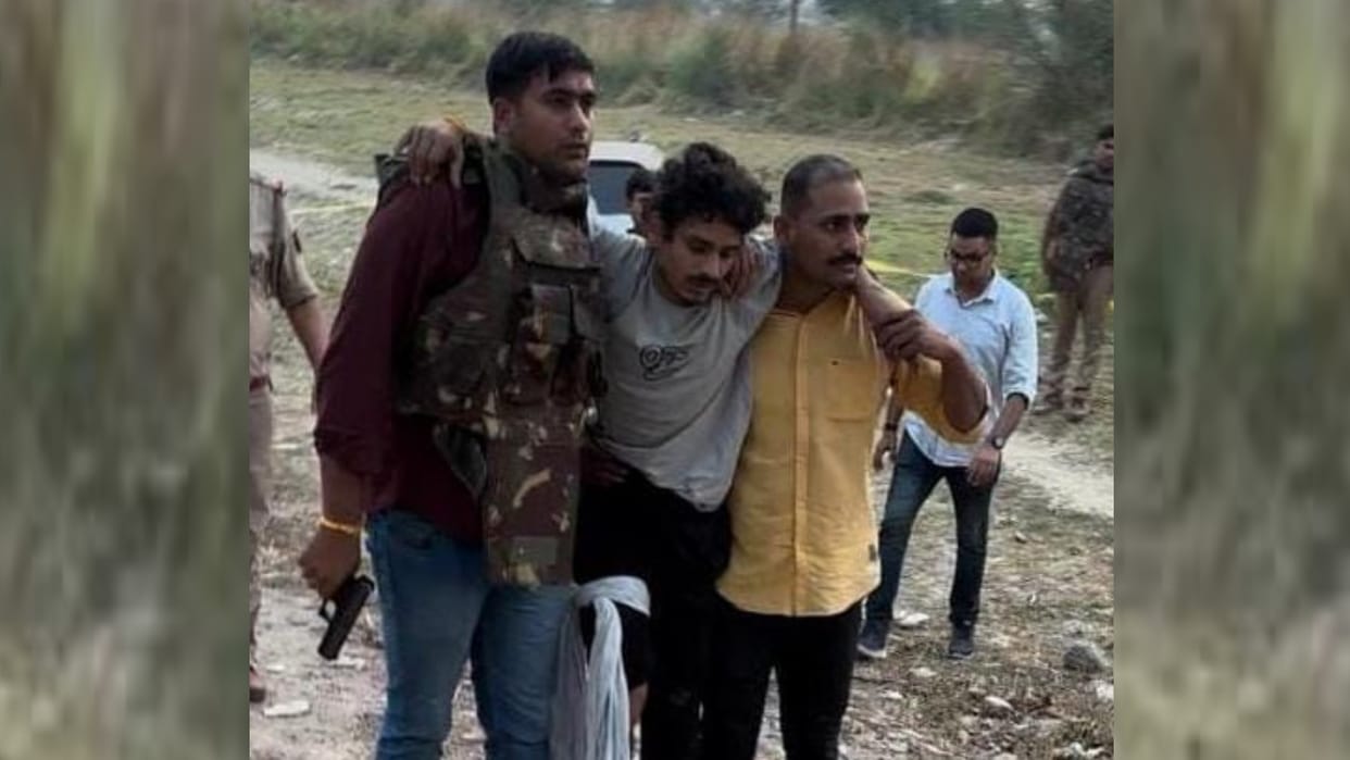 One injured in an police encounter in Lucknow.