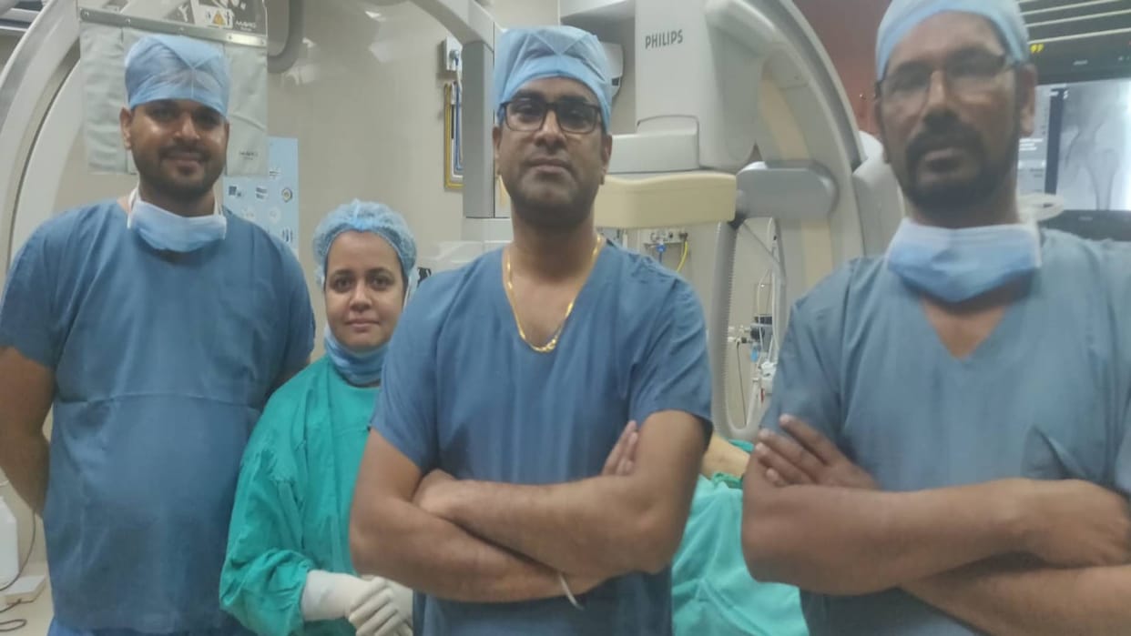 Bhopal Pulmonary embolism disease treated with interventional radiology procedure in BMHRC