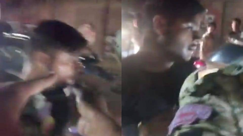 dispute with nagar nigam team that went to remove encroachment on St. John's agra