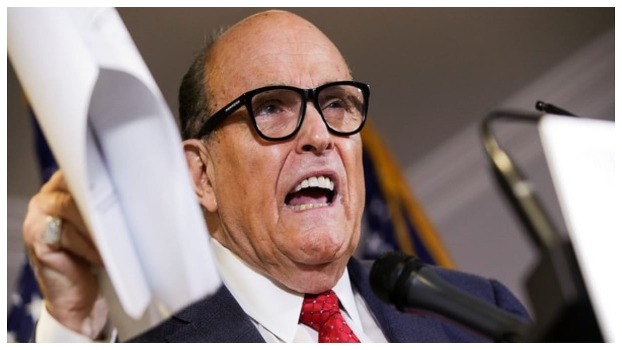 Former New York Mayor Rudy Giuliani pleads innocent conspiracy overturn 2020 presidential election results