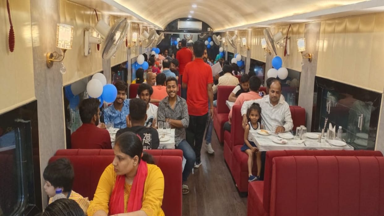 Sixth rail coach restaurant of the state opened at the junction, you will be able to enjoy your