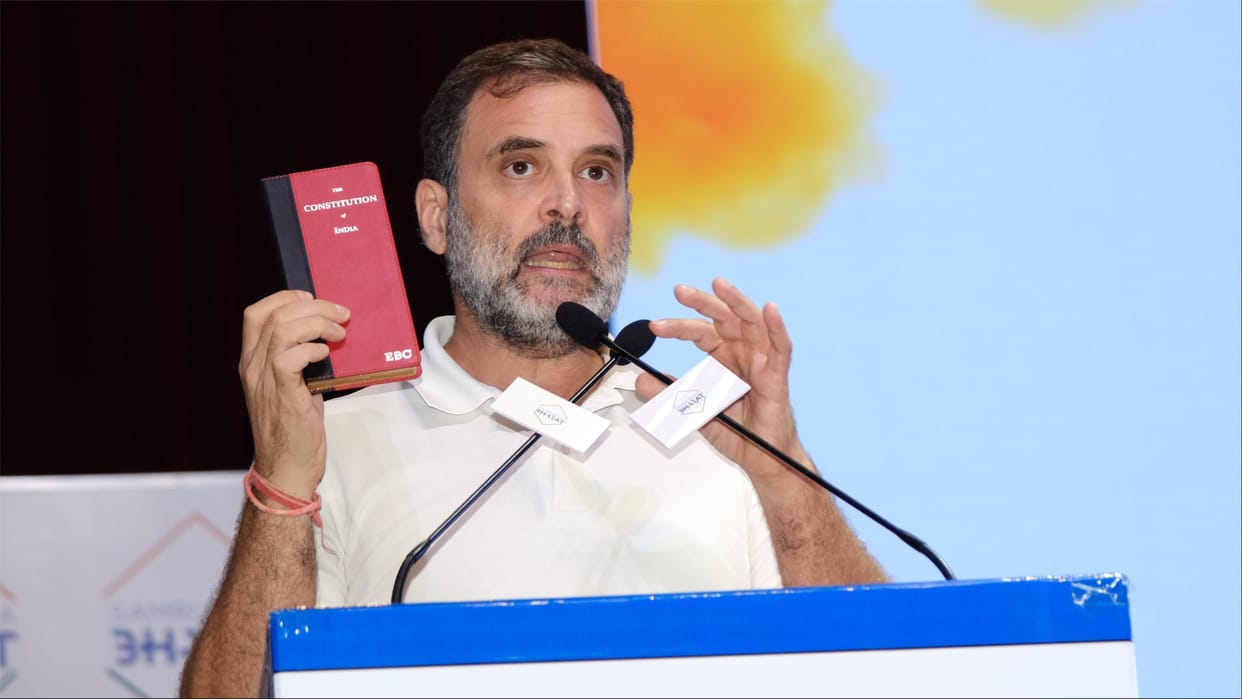 Rahul Gandhi said- Ever since I was born, I am inside the system, system is against the Lower class