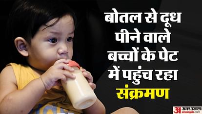 70 percent of children who drink milk from bottles suffer from vomiting and diarrhoea, stomach infection.