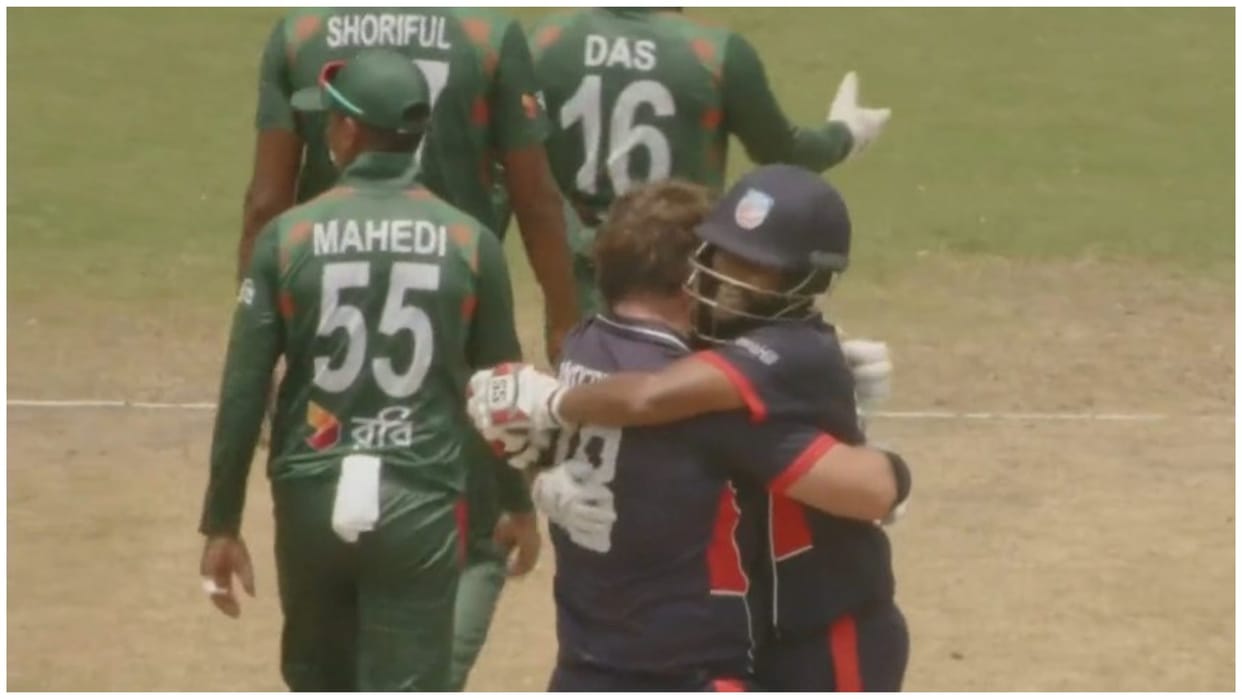 USA vs BAN: Bangladesh got defeat in usa vs ban match before t20 world cup Harmeet singh led america win