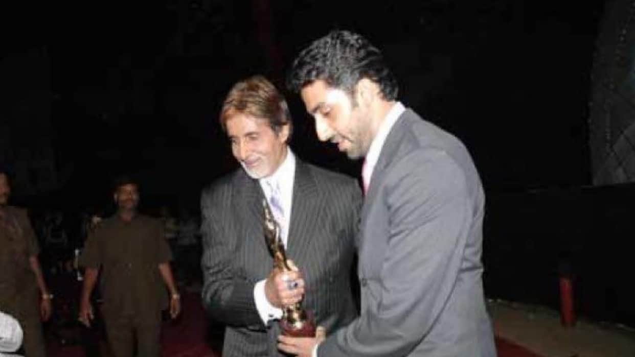 kalki 2898 ad star Amitabh Bachchan praises son abhishek bachchan shares throwback pic as yuva turns 20 years