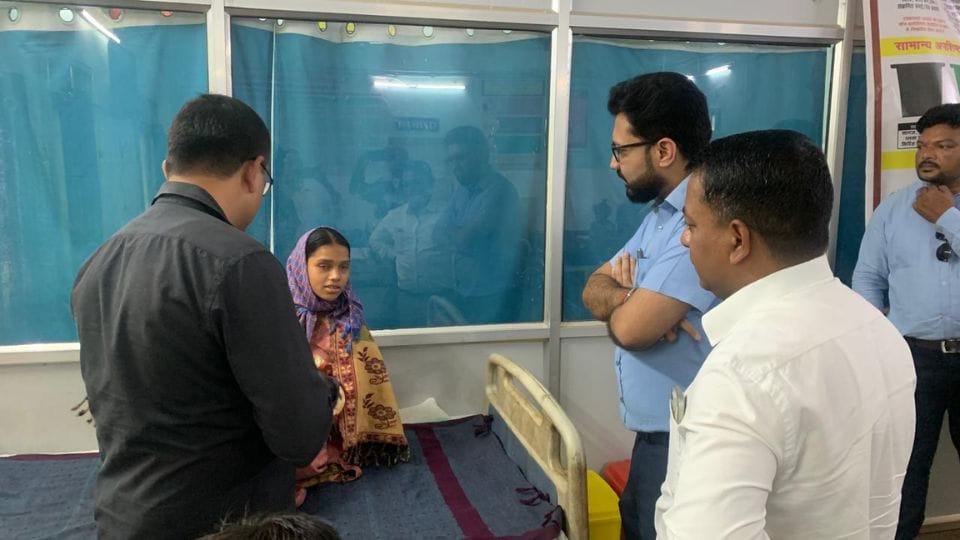 Collector Vinay Kumar Langeh inspected health centers in Korea
