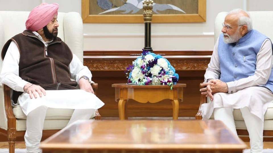 New partnership of Modi-Captain seen on political pitch of Patiala