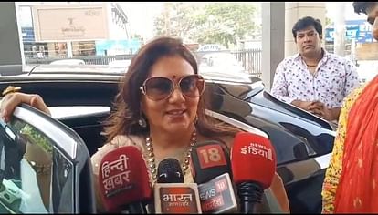 Ayodhya: Ayodhya should become a shooting hub... Sita of Ramayana attended the court of Ramlala. Deepika Chikhalia offered prayers to Ramlala in Ayodhya.