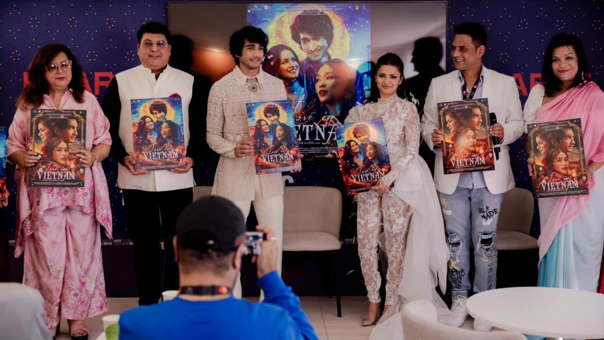 India Vietnam Collaboration film Love In Vietnam First Look poster unveiled at Cannes film festival 2024
