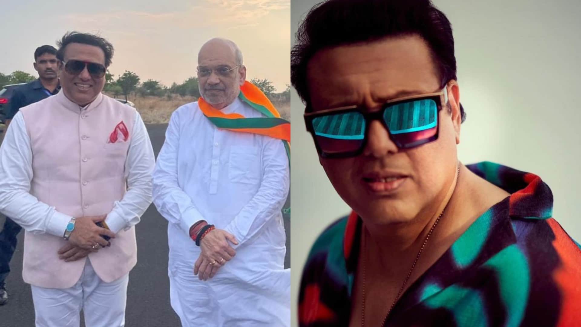 Govinda shared a photo with PM Narendra Modi wrote met Honourable PM of India during the campaign in Mumbai