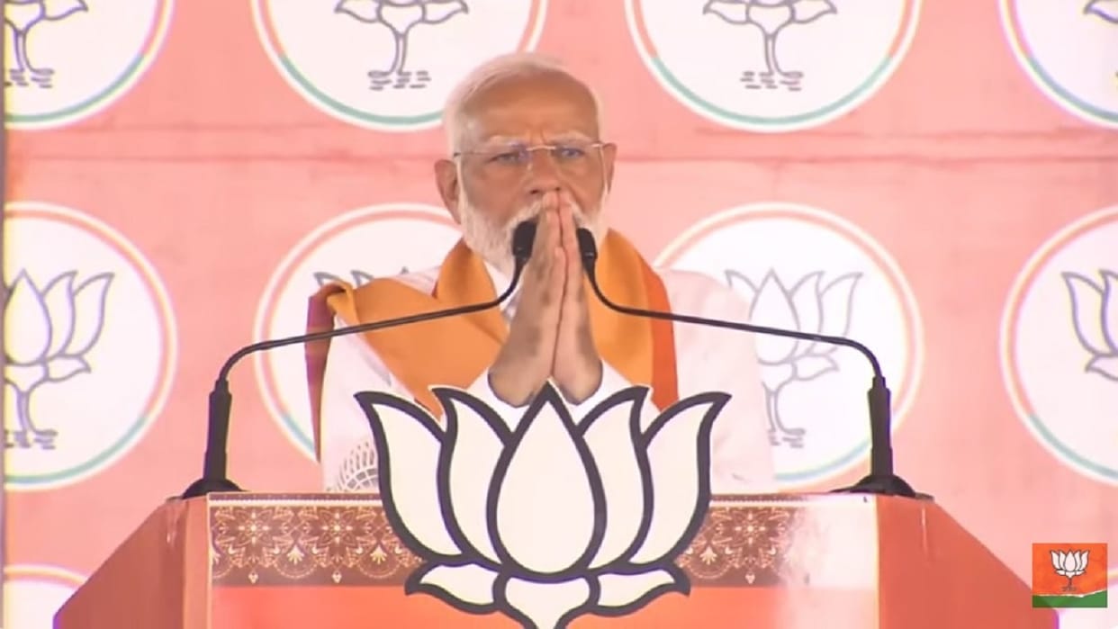 PM Modi in Haryana, roar from Tapobhoomi Pali in short while, effort to win three Lok Sabha constituencies