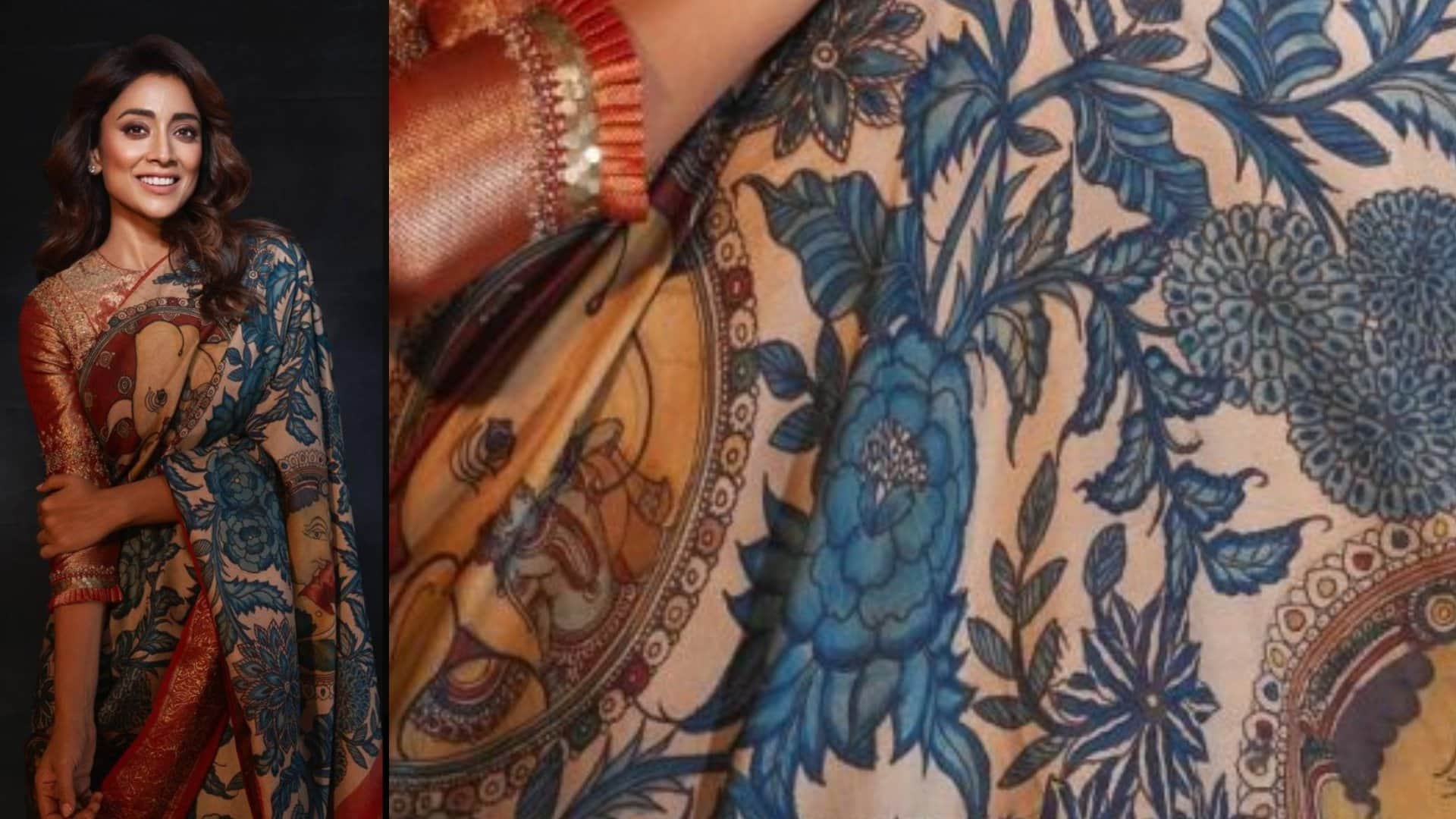 nita ambani wore Kalamkari Print dupatta specialty of original kalamkari print
