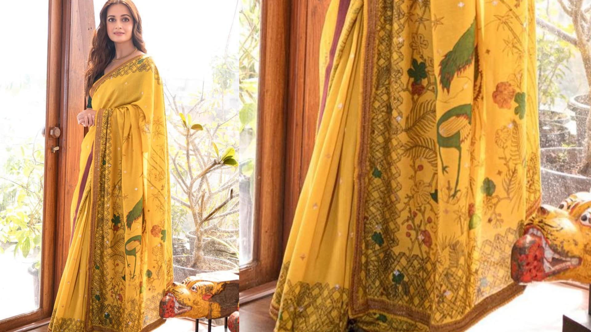 nita ambani wore Kalamkari Print dupatta specialty of original kalamkari print