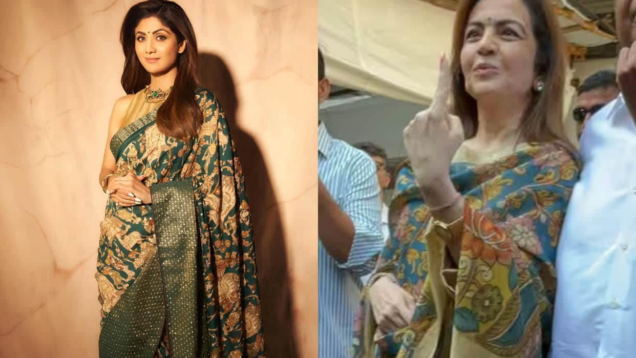 nita ambani wore Kalamkari Print dupatta specialty of original kalamkari print