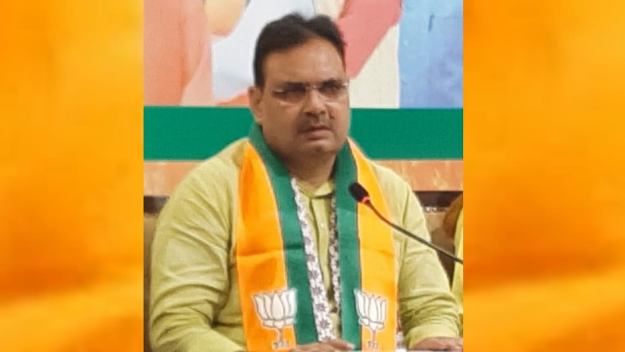 Rajasthan Chief Minister Bhajan Lal Sharma addressed media in Lucknow.