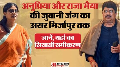 UP: अनुप्रिया और राजा भैया की जुबानी जंग का असर मिर्जापुर तक, पटेल समाज को एकजुट करने की बढ़ी खींचतान Loksabha Election 2024: Anupriya Patel and Raja Bhaiya statements had effects till Mirzapur.