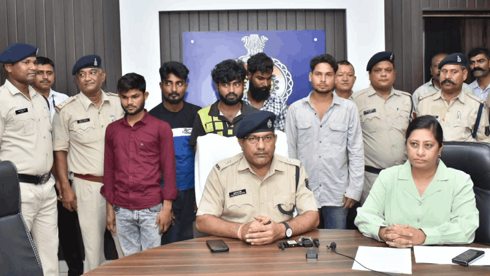 Durg police arrested six accused of goat theft gang