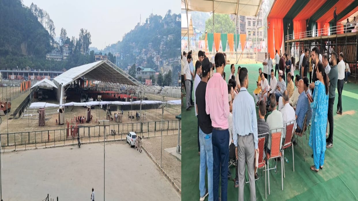 PM Modi will address the election rally at Paddal Ground Mandi and nahan himachal, Jairam took stock of the pr
