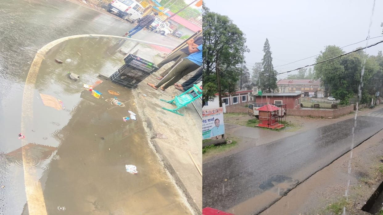 Himachal Weather: Amidst the scorching heat, many districts received showers of relief, Drizzle in Shimla