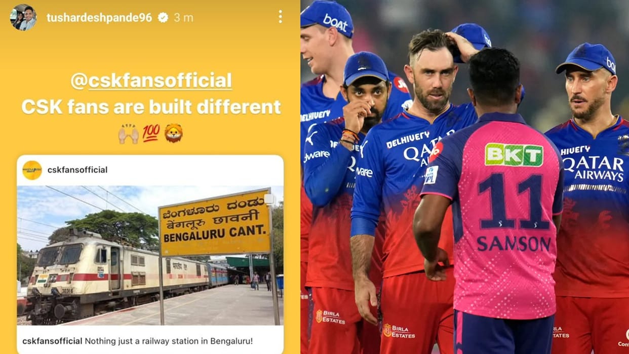 IPL 2024: CSK bowler tushar deshpande took a dig at rcbs defeat, first trolled and then deleted the post, see