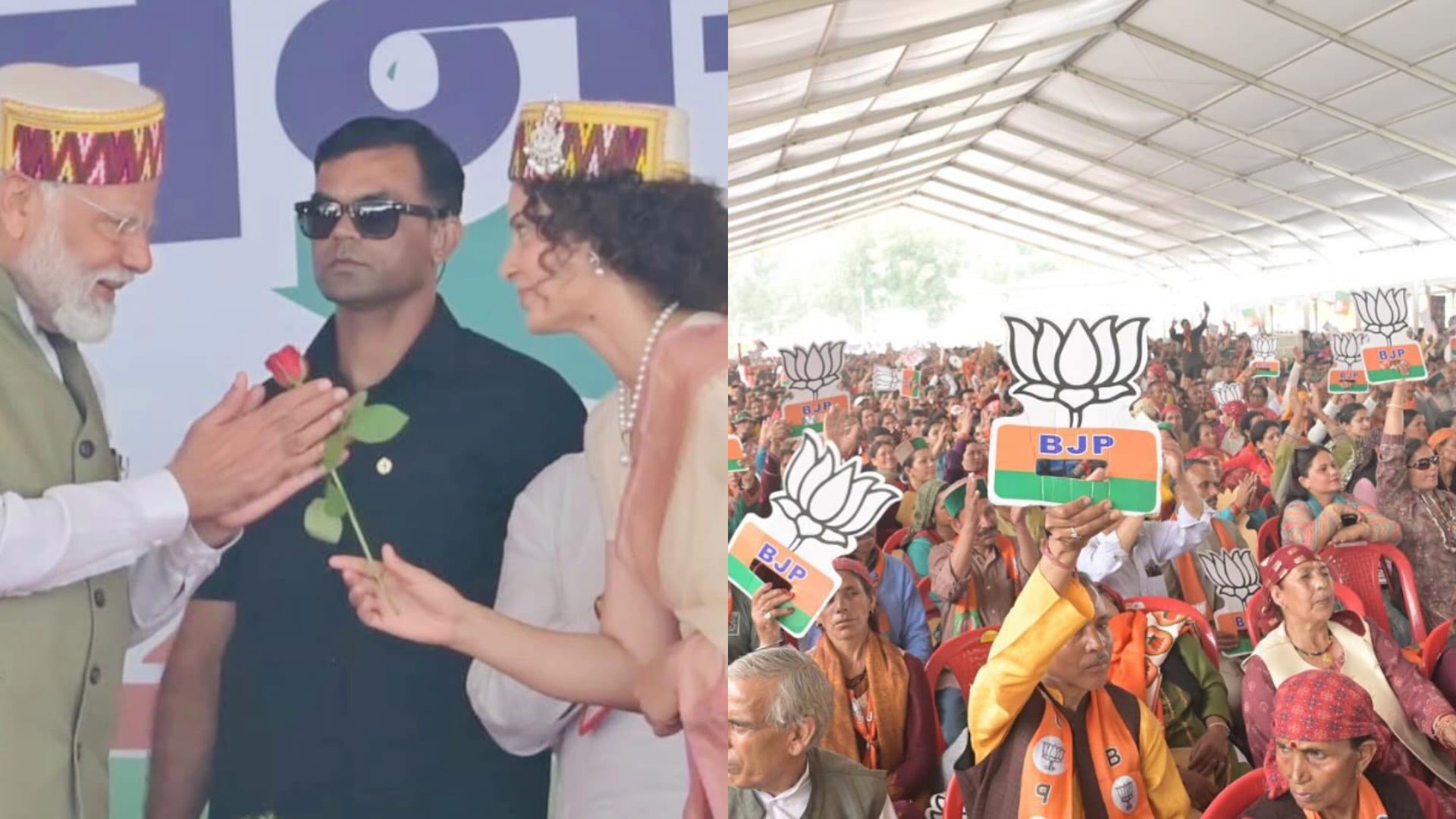 Kangana Ranaut shared photos with PM Narendra Modi from his visit to Mandi wrote Mandi mein aapka swagat hai
