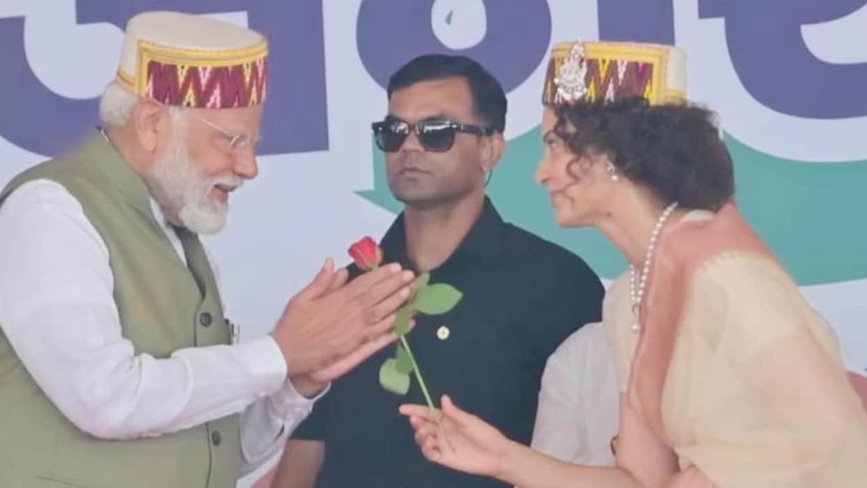Kangana Ranaut shared photos with PM Narendra Modi from his visit to Mandi wrote Mandi mein aapka swagat hai