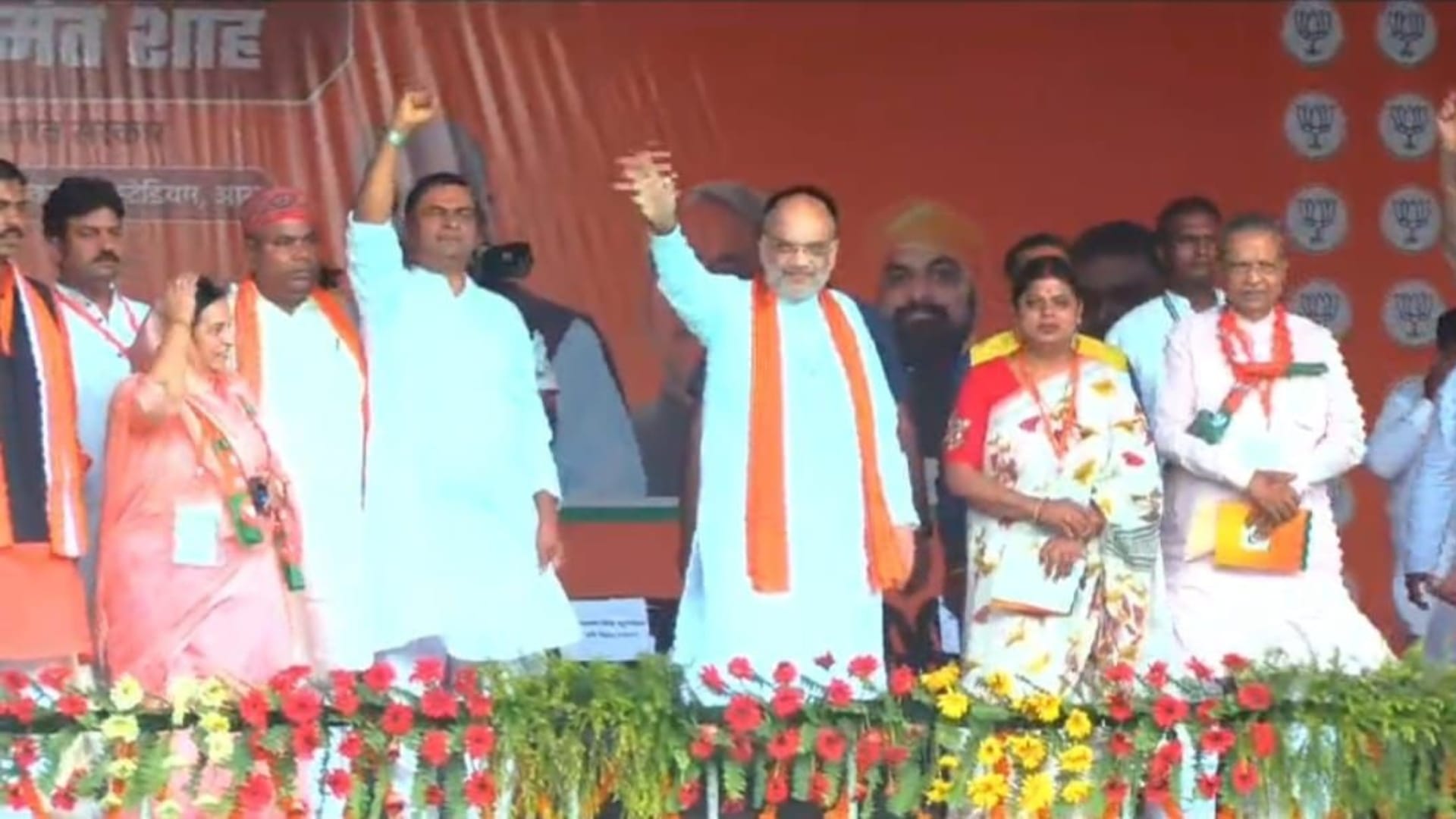 भोजपुर में अमित शाह।