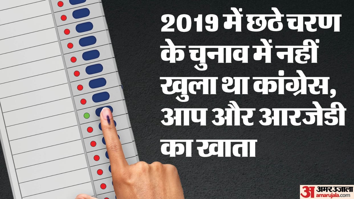 Lok Sabha Polls Opposition heavy loss in 6th phase of last election Congress RJD AAP and other parties news an
