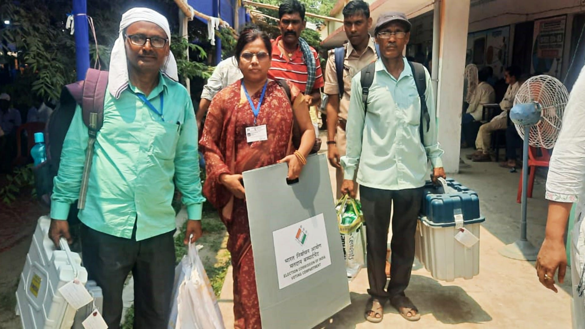 LS Polls: Polling personnel reached booth for Gopalganj Lok Sabha elections, all arrangements complete